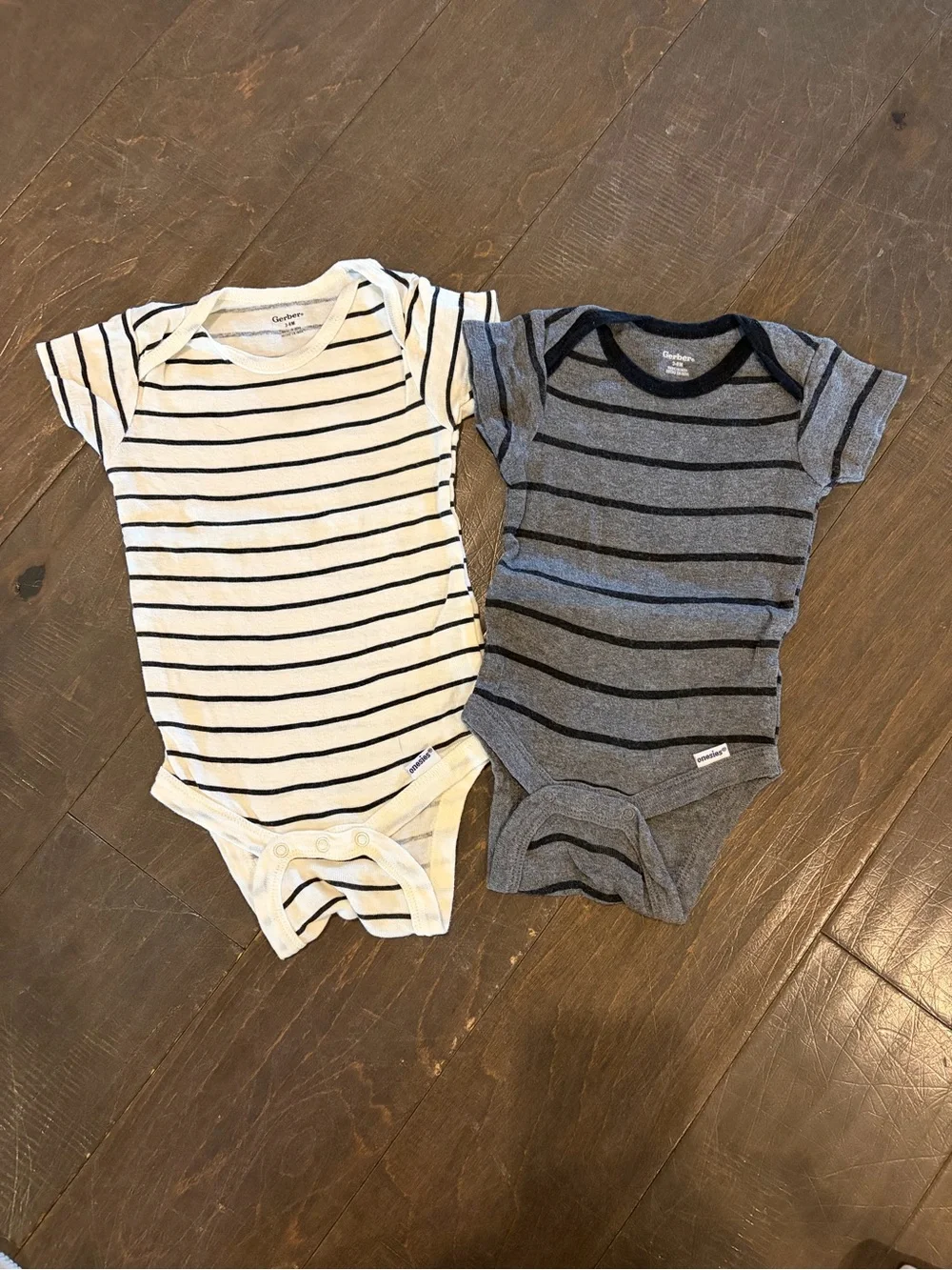 Set of 7 Multi-Color Baby One-Piece Bodysuit Set